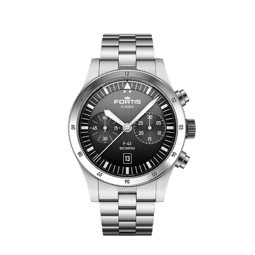 Flieger F-43 Bicompax  Black BB / Front
