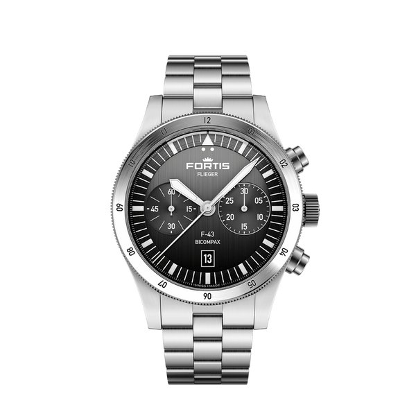 Flieger F-43 Bicompax Black BB / Front