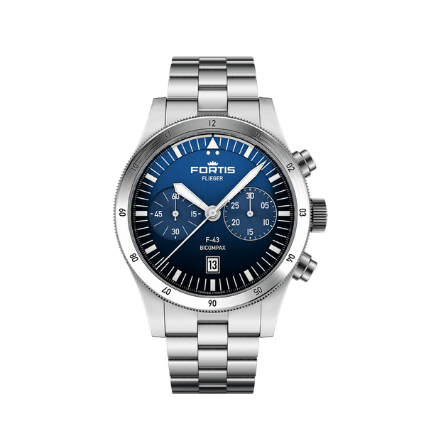 Flieger F-43 Bicompax Liberty Blue BB / Front