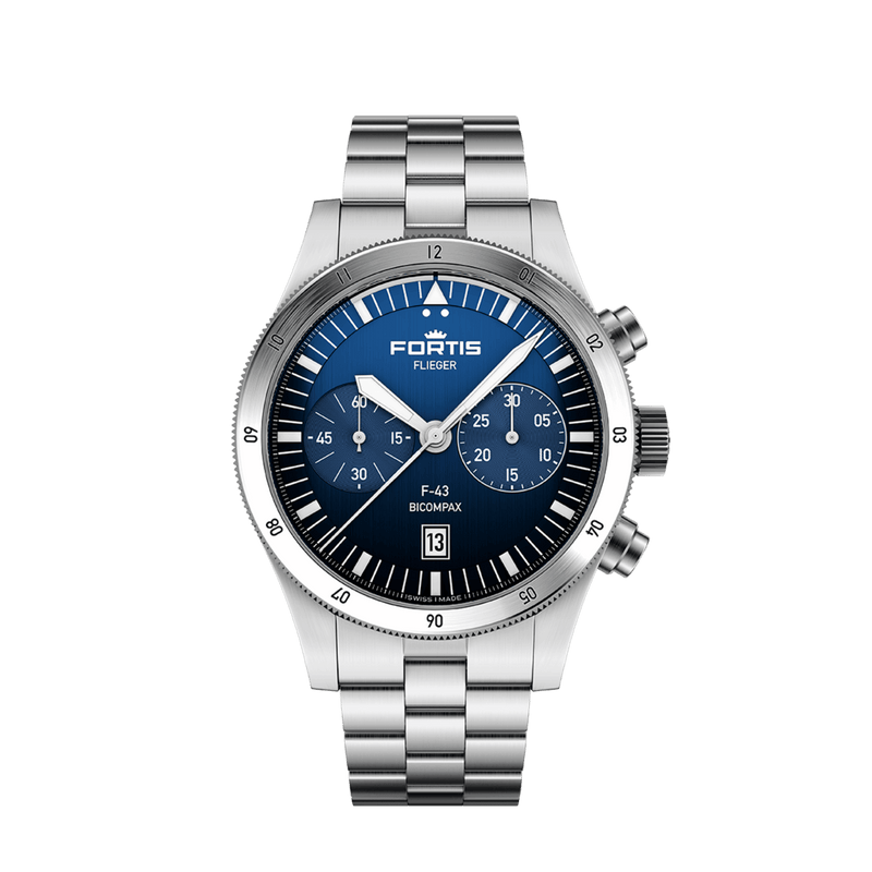 Flieger F-43 Bicompax Liberty Blue BB / Front