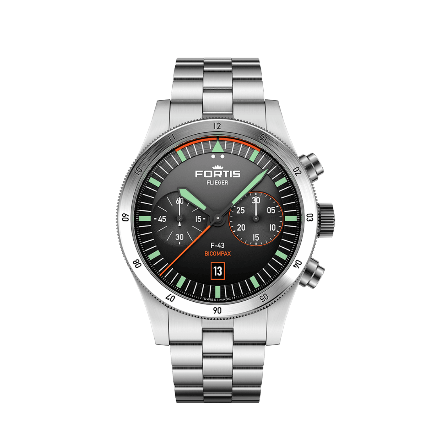 Flieger F-43 Bicompax Original BB / Front