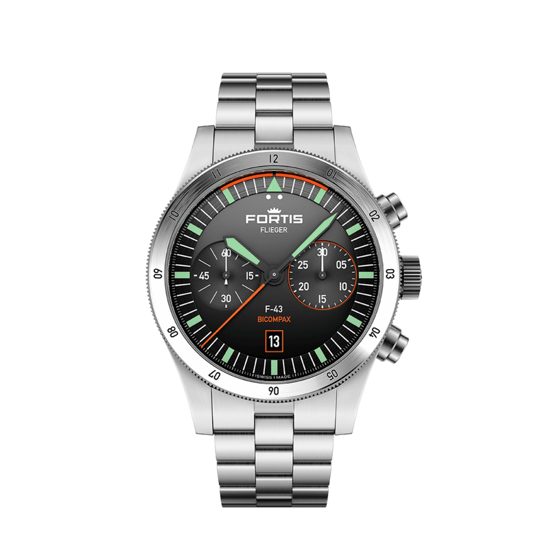 Flieger F-43 Bicompax Original BB / Front